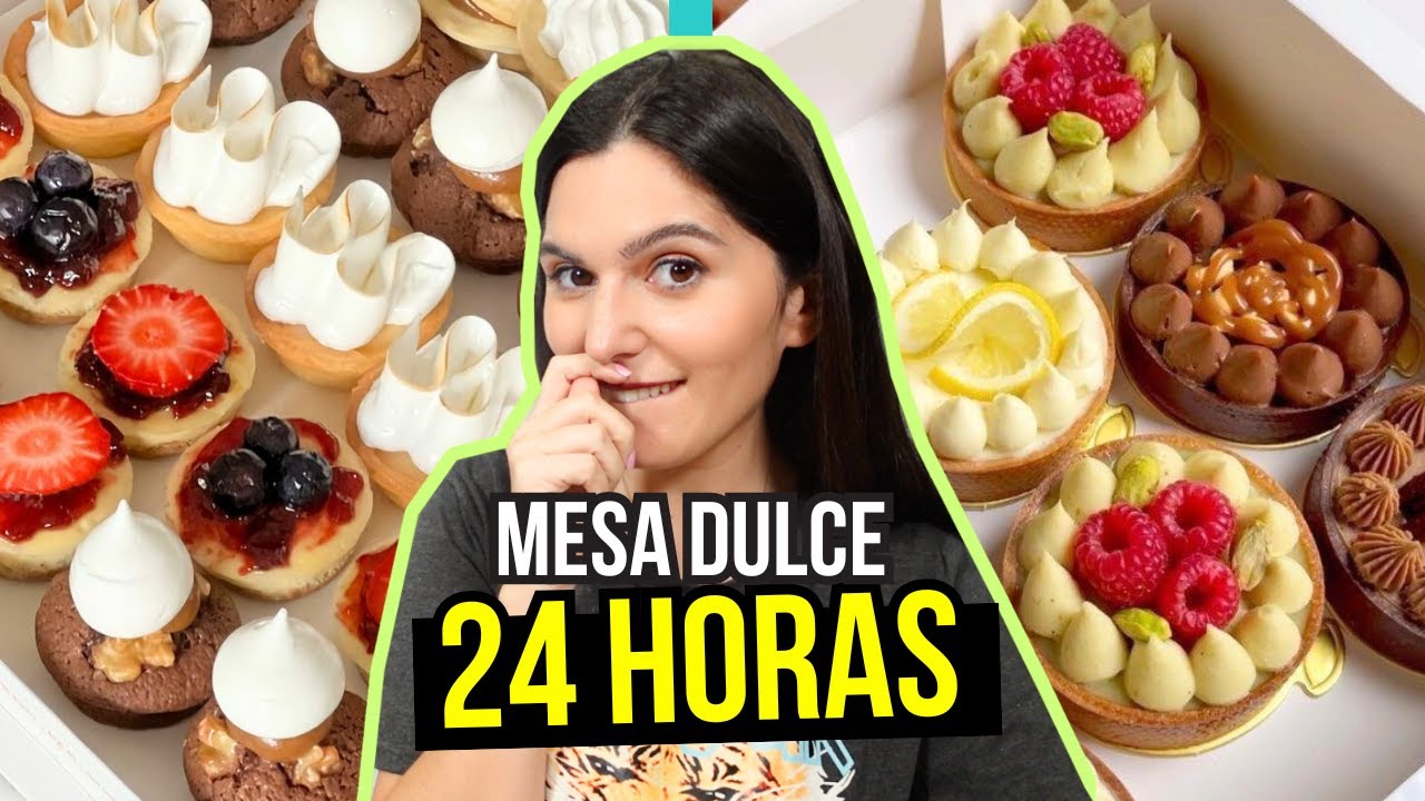 Tuve 24 HORAS para HACER mi PRIMERA MESA DULCE 🎂😱