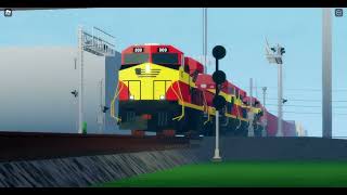 FEC Train 103 Southbound (LAGGY Train and extra BNSF H1)