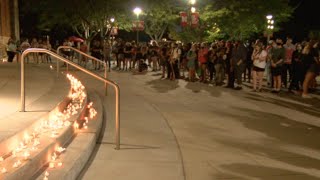 UNL students hold candlelight vigil for sexual assault survivors