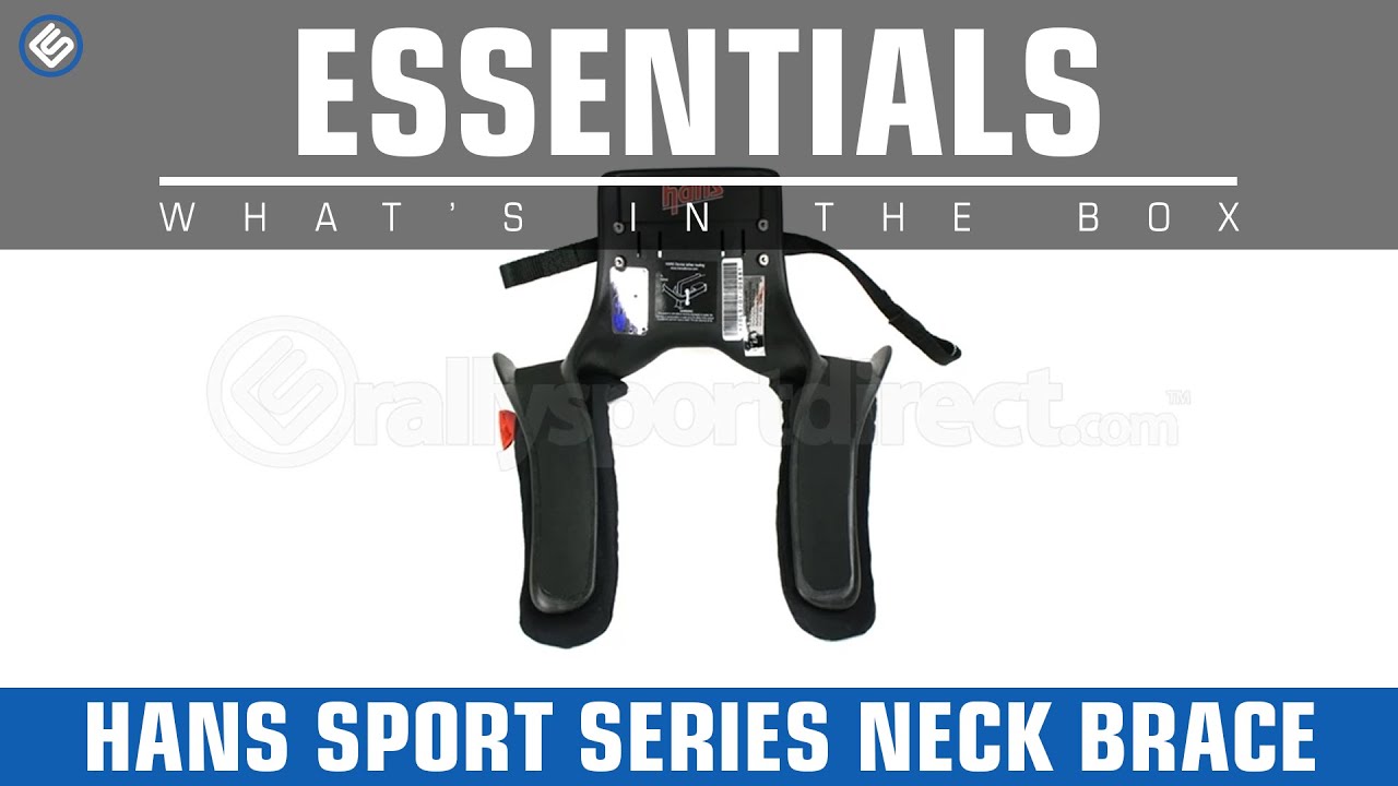 Hans Sport Series Neck Brace Whats in the Box? YouTube