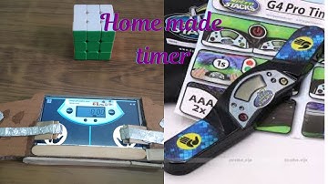 I made stackmat timer . Homemade timer ./A1 cubing #cubing #timer