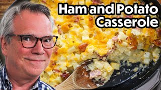 An AMAZING Leftover Ham and Potato Casserole recipe