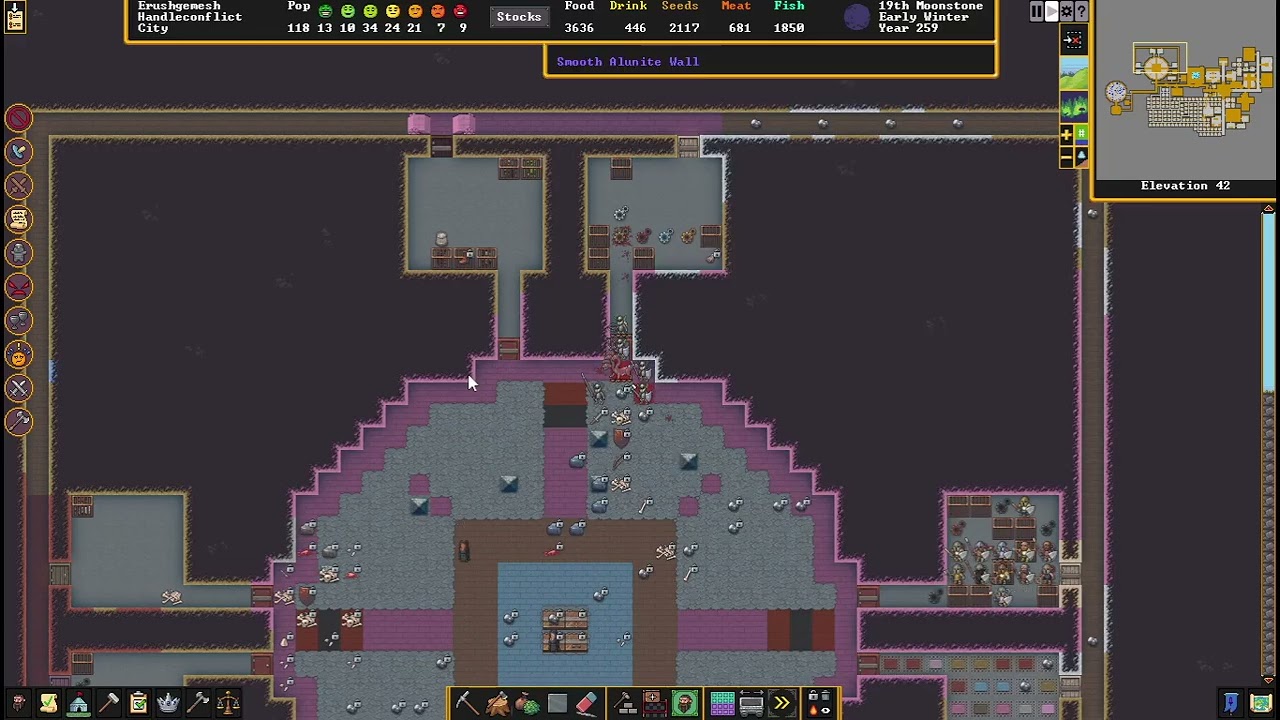 ARENA BATTLE!  Obese Hydra Vs Captured Goblins and Dwarves (Dwarf Fortress)