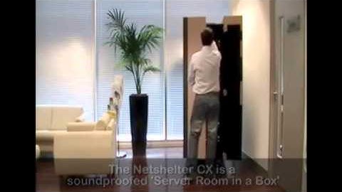 Quiet Server Cabinet NetShelter CX Office Demo