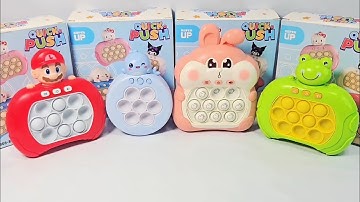 ASMR Playing Pop it Electronic Fast Push Game Fidget Toy | Stage Mode | Level Mode