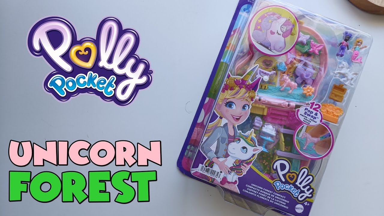 Polly Pocket Unicorn Forest Compact