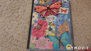Butterfly🦋and Flower🌺🌻 Gluebook Flip Through. 6-3-21.