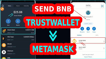 How to Send BNB from Trustwallet to Metamask Wallet: Send tokens from Trustwallet to Metamask