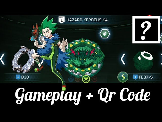 Qr Code Beyblade Burst Turbo App XCALIUS X4, HAZRD, KERBEUS K4, HADES H4,  VALTRYK V5 QR CODE 