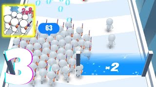 Crowd Race: Run & Gun 3D Squad 10-13 Level Gameplay Part 3 (FULL GAME) screenshot 4