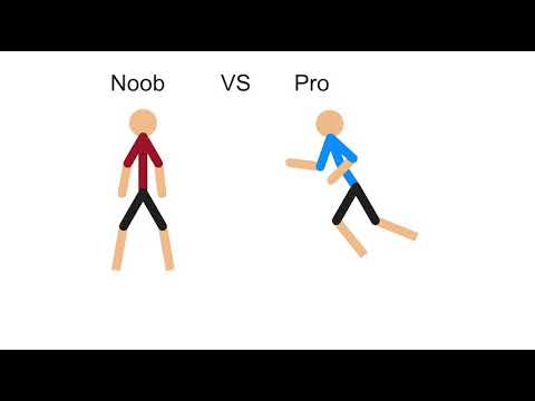 Noob animator VS Pro animator l |stick nodes pro