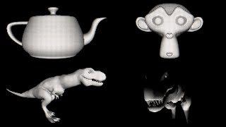 TIC-80 3D lighting demo with Gouraud shading