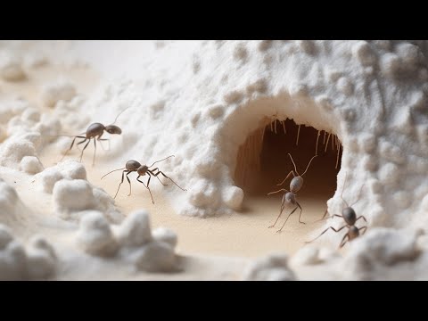 Sand Ant Farm ? 100 Hours of digging Tunnels ? Time Lapse