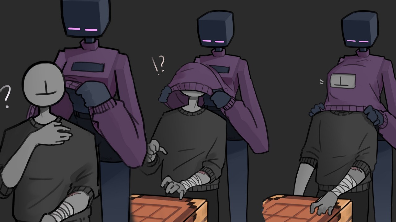 Life with an Endergirl #3 - Minecraft Comic Dub