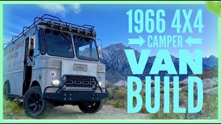 Van build, 1966 Step van on a 2017 4x4 F150 chassis. DIY van tour, van life.  Camper van overlanding