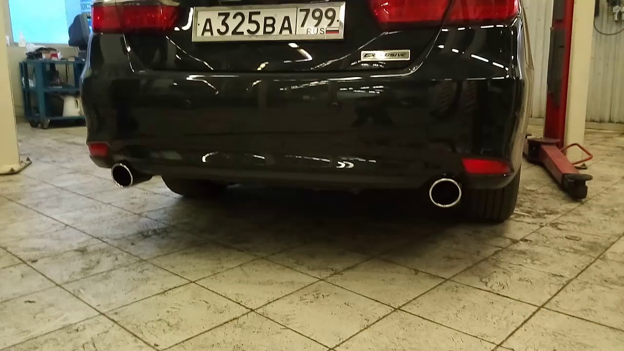 Раздвоенный выхлоп камри v70