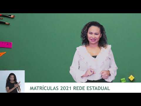 Matrículas 2021 na rede estadual de ensino