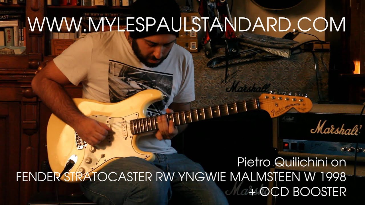 FENDER STRATOCASTER RW YNGWIE MALMSTEEN W 1998 | MY LES PAUL STANDARD