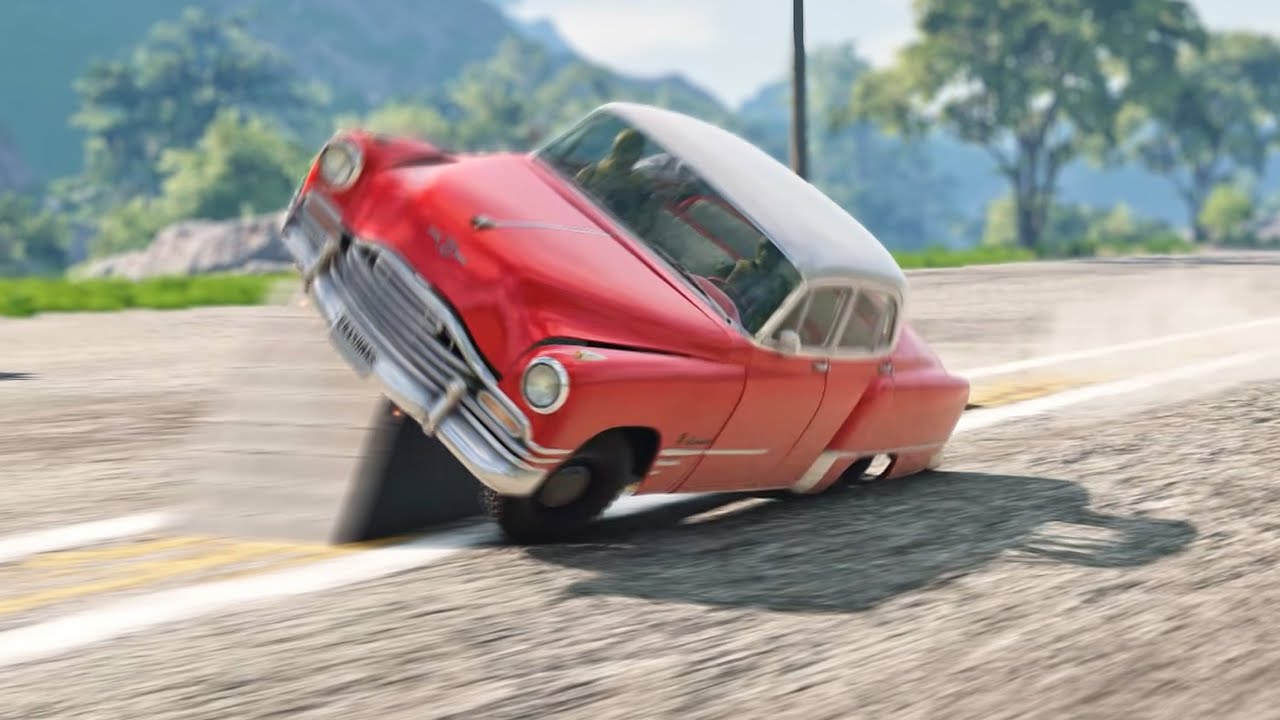 BeamNG Drive - Cars vs Flip Ramp #25