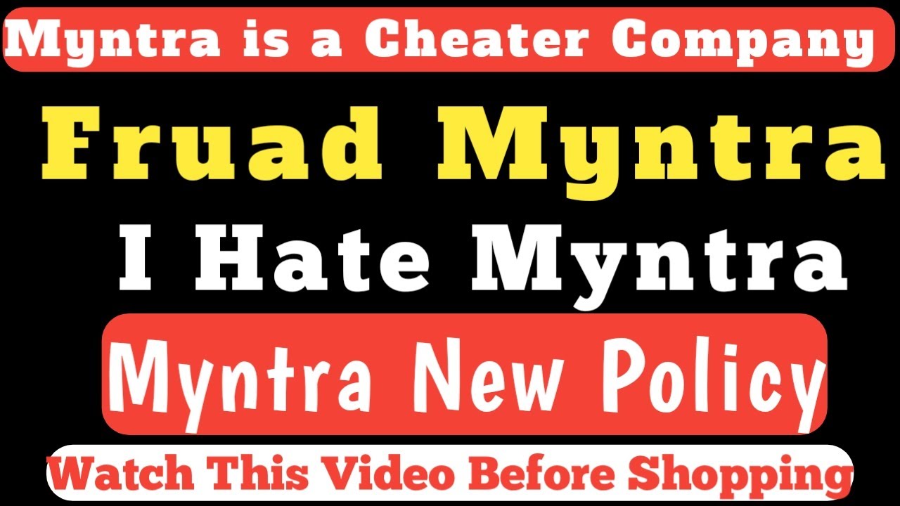 Myntra New Policy Updated Delivery Charge Related Watch Fully YouTube