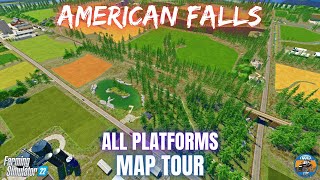 AMERICAN FALLS - Map Tour - Farming Simulator 22