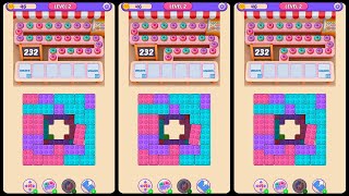 Donut Sort Mania : Sort Puzzle Mobile Gameplay Android