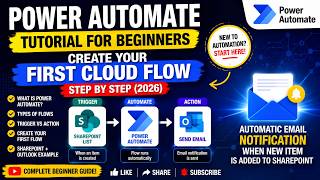 The First Flow You Need to Build in Power Automate | Create First Cloud Flow