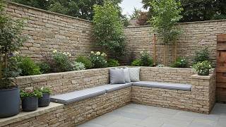 11 Modern Stone Wall Ideas for Small Gardens | Space-Saving & Sleek Landscape Design Tips!