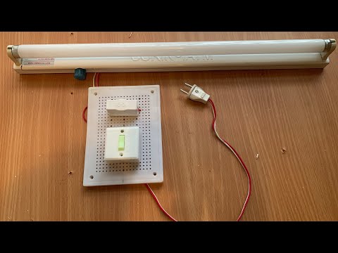 Video Lắp mạch điện đèn ống huỳnh quang- công nghệ 9 - youtube
