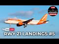 LANZAROTE AIRPORT RWY21 LANDINGS #5 | LanzaroteWebcam