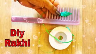 How to make rakhi at home / Diy rakhi at home / Diy rakhi for school competition