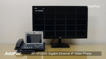 AP-VP280G Gigabit Ethernet IP Video Phone(기가비트 이더넷 IP 비디오폰)