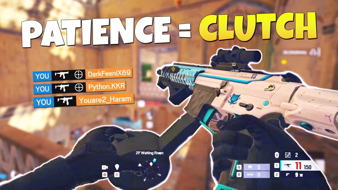 Patience is Key to Clutching - Rainbow Six Siege - YouTube