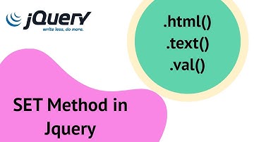 Jquery Set method in hindi | JQuery Tutorial In Hindi - 10 | Jquery Set Method