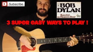 Video voorbeeld van "3 Easy ways to play Knocking On Heaven's Door"