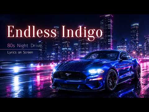 Endless Indigo 🏎️🌧️ Neon Reflection | 80s Smooth Late-Night Ballad
