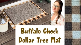 Buffalo Check Rug | Porch Ideas | Dollar Tree | Outdoor Space Revamp | #shorts
