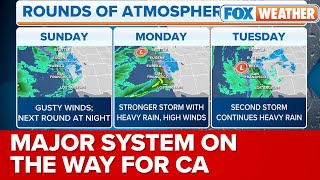 Next Major Atmospheric River Could Impact All Of California