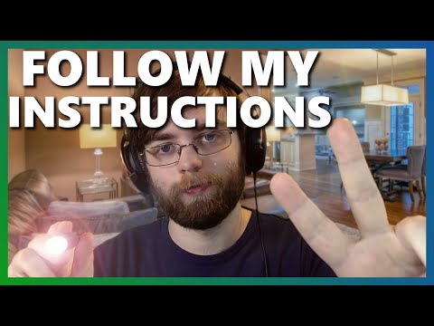 ASMR | Follow My Instructions For Immediate Relaxation (Ear to Ear Whispering)