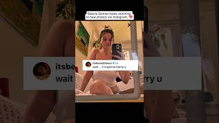 Benny commented with "Wait… I'm gonna marry u". 🥹 #selenagomez #bennyblanco #fyp