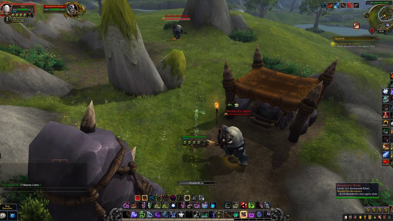 WoW BFA quest - Boulderfist Beatdown