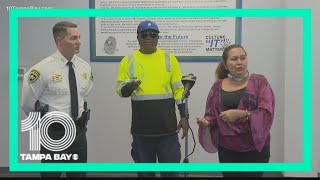 Hillsborough sanitation worker receives award for saving 7-year-old boy's life