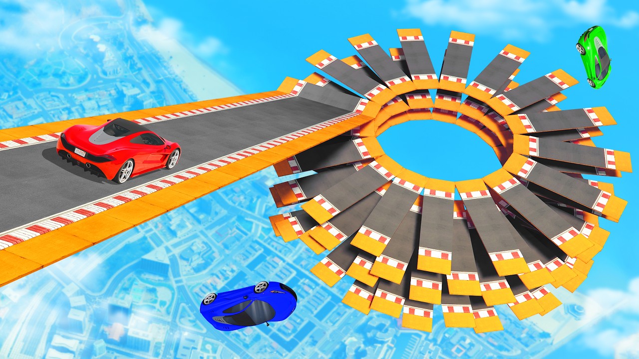 Attempting The IMPOSSIBLE Shattered Road Race in GTA 5!