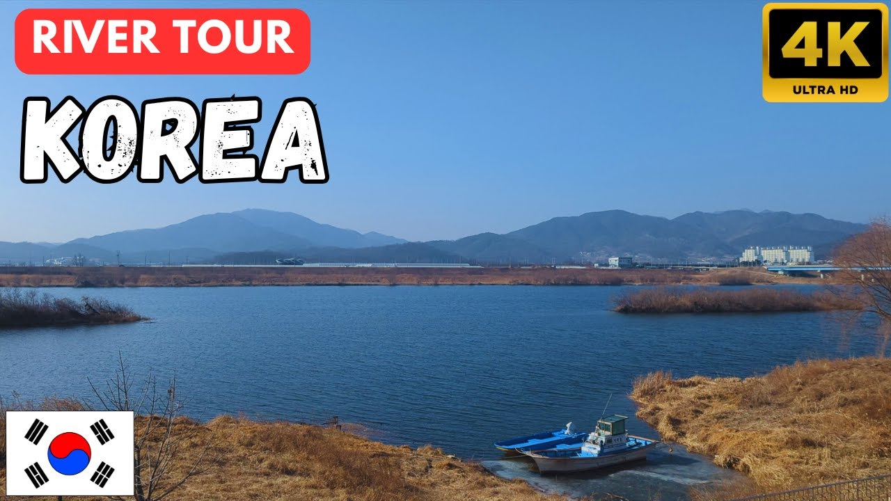 Chilgok Wegwan River Walk | South Korea Walking Tour 4K UHD