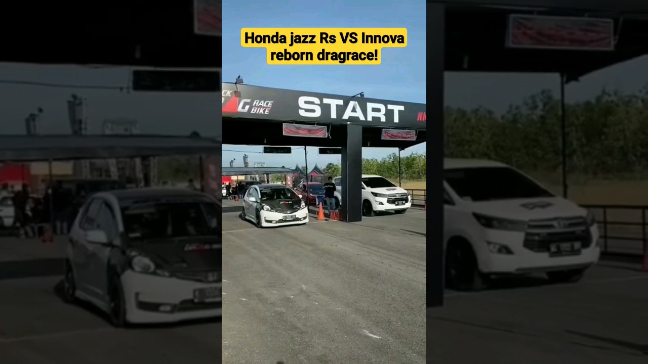 Honda jazz Vs Innova reborn! 🏁🏁 