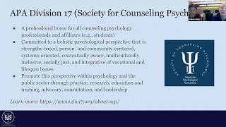 Counseling Psychology Doctoral Applications Advice, Support and Q&A with SAS