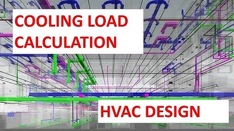 HVAC Cooling load calculation | MEP DESIGN