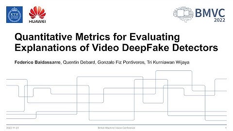 Quantitative Metrics for Evaluating Explanations of Video DeepFake Detectors (BMVC 2022)