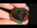 CATAWIKI LOT. 26289429 - 53 cts Black/Crystal Ethiopian Opal Rough