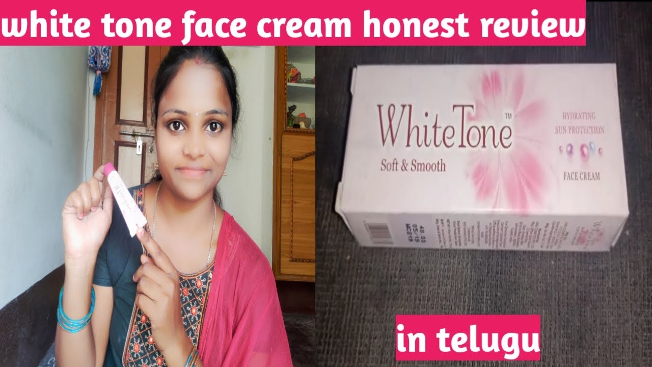 white tone face cream honest review in telugu//white tone face cream demo//white tone face cream use